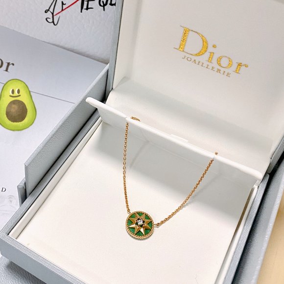dior compass necklace